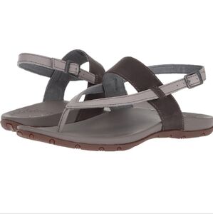Chaco Women Maya II Outdoor Comfort Leather Sandals Flats shoes sz 9